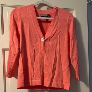 Vineyard Vines Vibrant Coral Cardigan